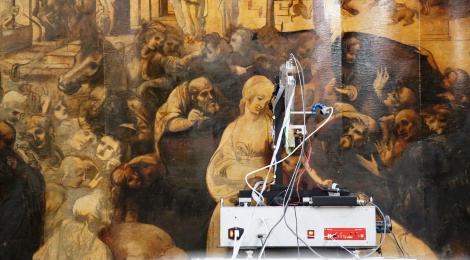 Lo scanner XRF di CHNet a supporto del restauro dell’Adorazione dei Magi di Leonardo: presentazione delle indagini scientifiche al Salone del Restauro di Ferrara